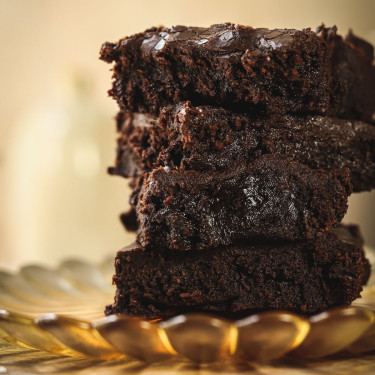 Schmieriger Schokoladen-Brownie-Kuchen