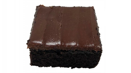 Handverzierter Schokoladen-Fudge-Kuchen, Quadratisch, 6 Oz.