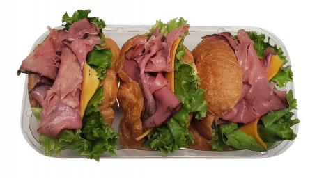 Roastbeef-Croissant-Sandwiches, 3 Ct