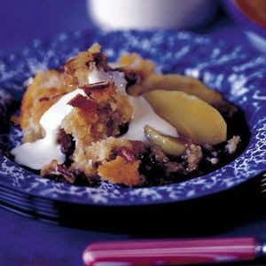 Klebriger Toffee-Apfelpudding