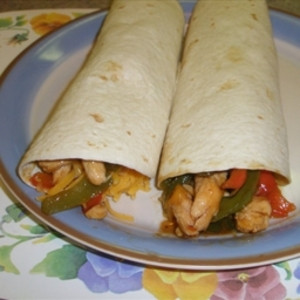 Bbq-Käse-Hühnchen-Wrap