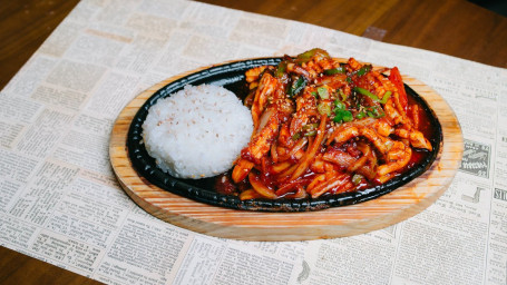 Spicy Stir-Fried Squid Combo