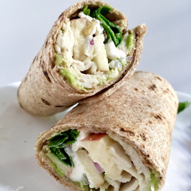 Ziegenkäse-Avocado-Wrap