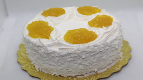 Round Pineapple Coconut Cake