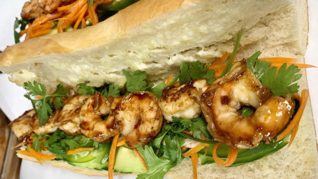Grilled Shrimps Sandwich