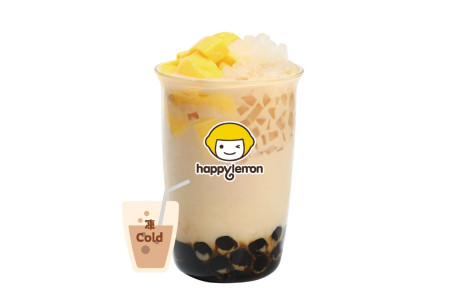 Dòng Dà Mǎn Guàn Nǎi Chá Zhēn Zhū Xiān Cǎo Hóng Dòu Cold All-In Milk Tea Boba Grass Jelly Red Bean