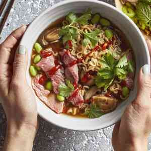 Würzige Rindfleisch-Ramen