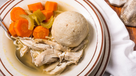 Matzo Ball Soup With Noodles