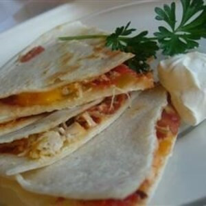 Dreifach Käse Quesadilla