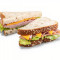 Ernte-Korn-Schinken-Sandwich