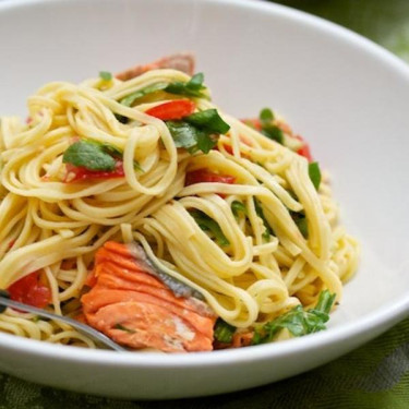 Spaghetti Mit Lachs