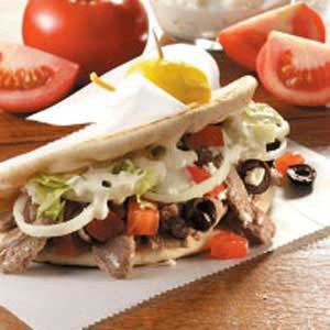 Rindfleisch Gyros Platte