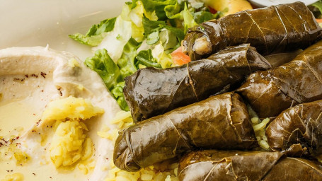 Meat Grape Leaves Plate