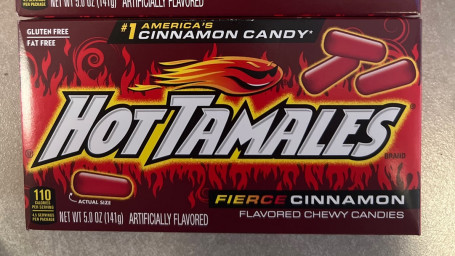 Hot Tamales Fierce Cinnamon Flavored Chewy Candies 5 Oz Box