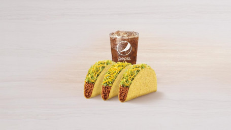 3 Knusprige Tacos-Kombination