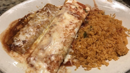 1. Bean Burrito, Cheese Enchilada Rice