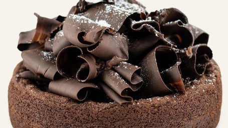 Slice Flourless Chocolate Cake