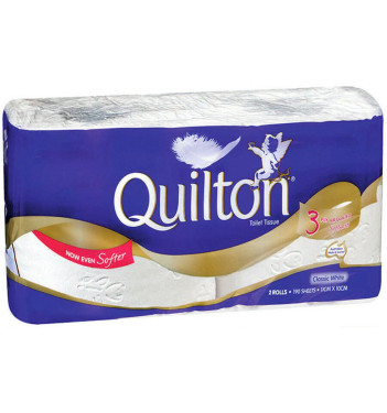 Quilton 3Ply Toilet Tissue 2Pk
