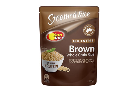Sunrice Microwave Fragrant Brown Rice 250G (1945Kj)