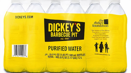 Dickey's Bottled Water 24 Ct Karton