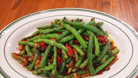 F12Gàn Biān Sì Jì Dòu Stir Fried Green Bean