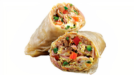 Ham Egg Burrito(Burrito Huevos Revueltos Con Jamón)