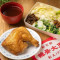 zhà jī tuǐ fàn Fried Chicken Drumstick Rice