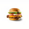 1 4 Pfund Speck-Cheeseburger