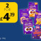 Cadbury Chocolate Bags 2 for 4.19