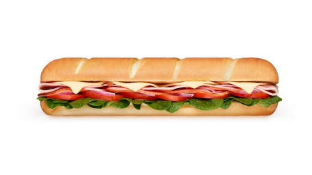 Schinken, Tomaten Und Käse Subway Footlong 174; Frühstück