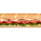 Schinken, Tomaten Und Käse Subway Footlong 174; Frühstück