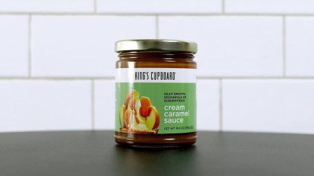 Cream Caramel Jar