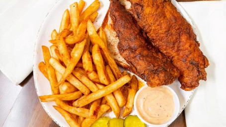 Combo 1 2 Giant Tenders With Fries