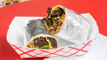 Vegan Sweet Ribs Burrito