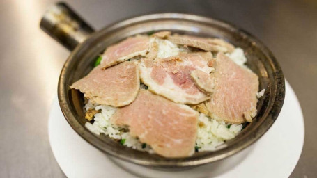 Minced Pork With Vegetable Rice Clay Pot Cài Fǎn