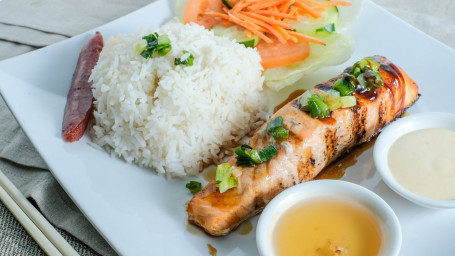 Hawaiian Fried Salmon