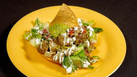 Traditional Meat Tostada