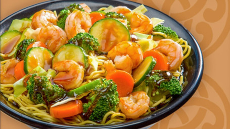 Shrimp Yakisoba Noodle Bowl