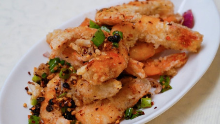Là Zi Zhōng Xiā Salt Pepper Fried Shrimp Hot