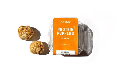 Knusprige Erdnuss-Protein-Poppers