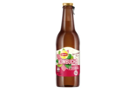 Lipton Kombucha Strawberry And Cranberry 330Ml