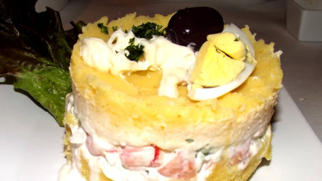 Causa Rellena Con Cangrejo