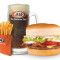Speck-Doppelkäse-Burger-Kombination