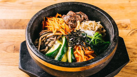 Real Hot Stone Bibimbap