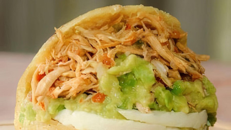 A2. Shredded Chicken Arepa