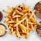 Double Dipper Combo Vegetarisch (Große Pommes Frites, 2 Beliebige Dips Und 2 Getränke)