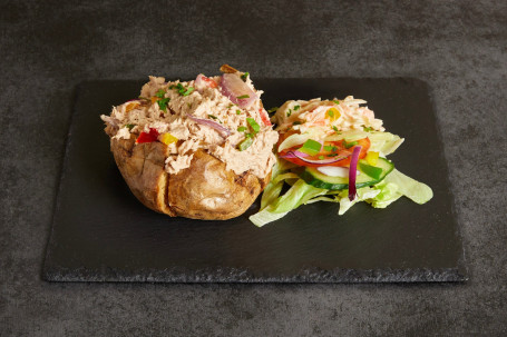 Spicy Tuna Mediterranean Jacket Potato