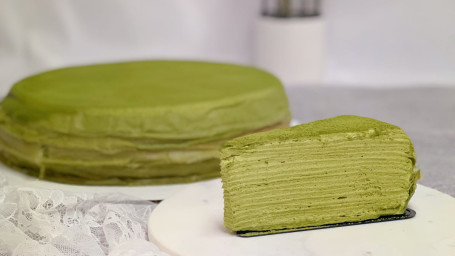 Matcha (Green Tea) Crepes Cake