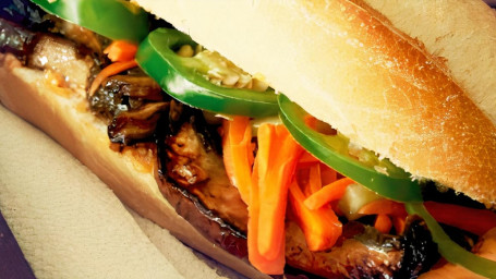 Portobello Mushroom Banh Mi Sandwich