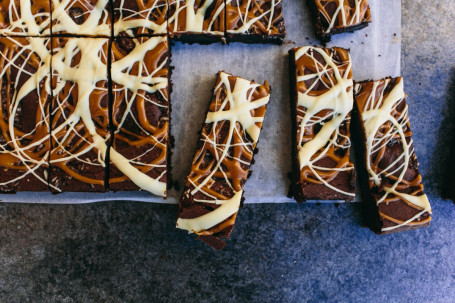 Salted Caramel Peanut Brownie